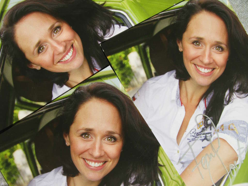 Auch Femke Soetenga hat für 'November Rain' drei Autogrammkarten signiert. november rain verlosung 2017 soetenga