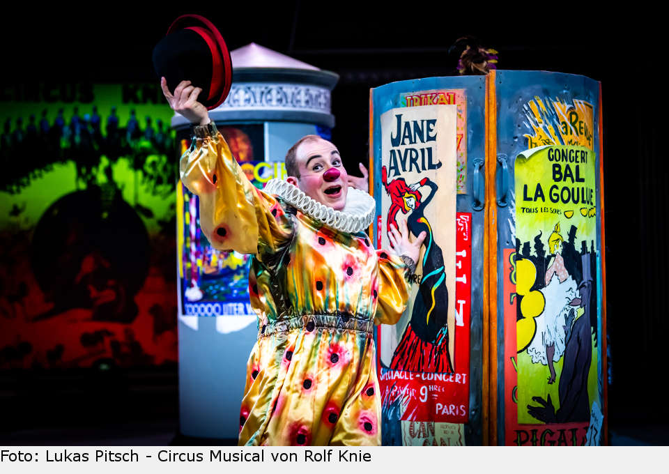 Hereinspaziert beim „Cirus Musical von Rolf Knie“ - auch für die Gewinner der heutigen „Osternest“-Runde auf MusicalSpot.de. knie musical 01