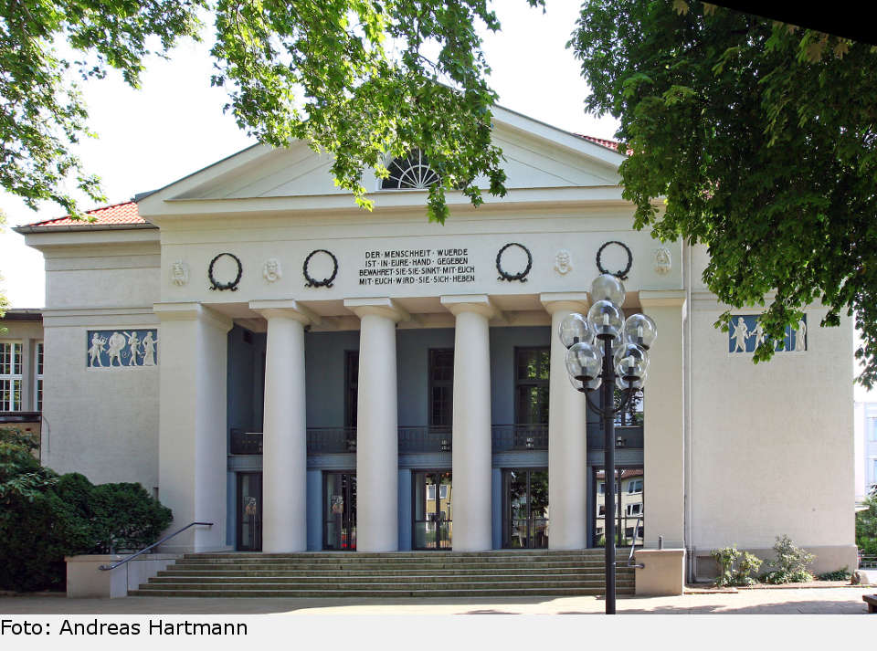 Das Stadttheater in Hildesheim - Sitz des Theaters für Niedersachsen. stadttheater hildesheim