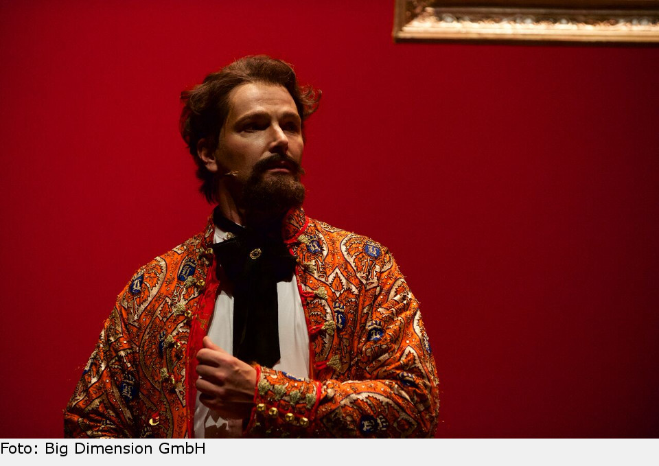 Jan Ammann ist König Ludwig II. im Musical "Ludwig² - Der König kommt zurück!" in Füssen. ludwig fuessen 2017 06