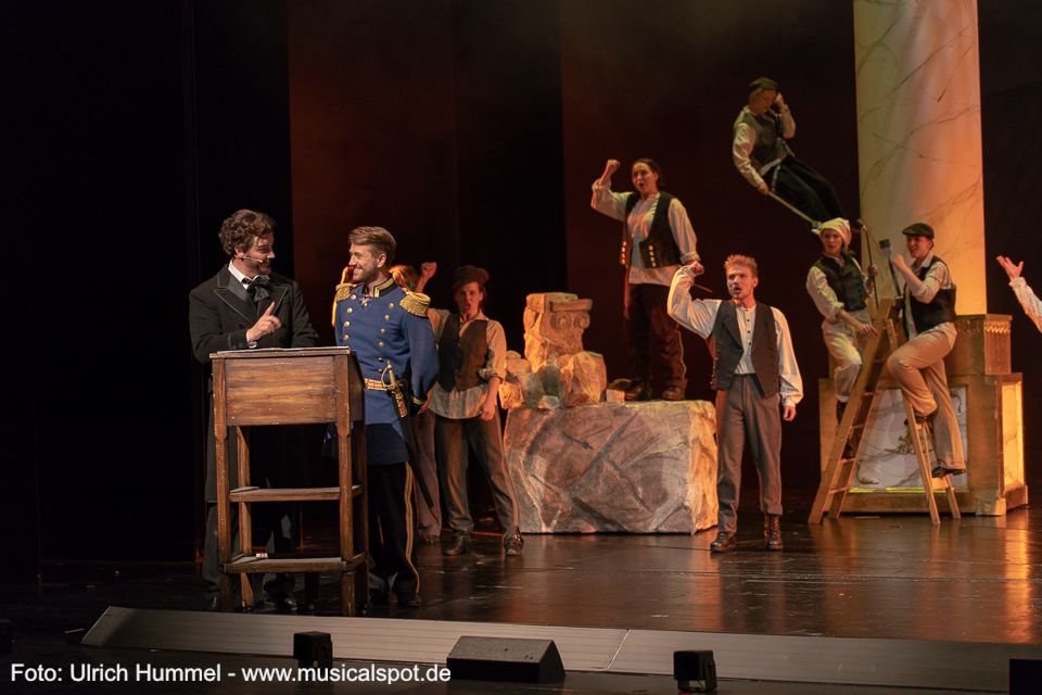 Große Pläne hat der König, und er ist voller Euphorie. ludwig musical fuessen 2018 151